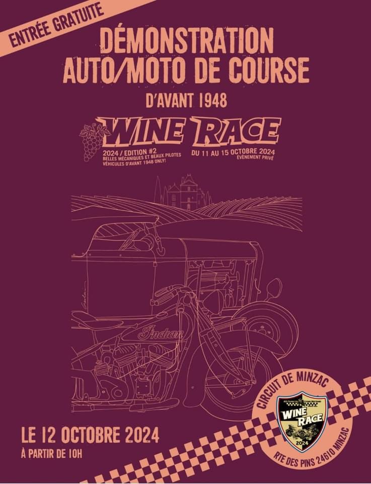 DÉMONSTRATION AUTO MOTO DE COURSE D'AVANT 1948 - 24610 Minzac