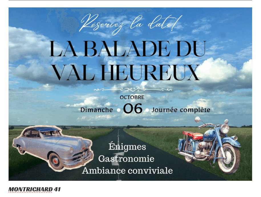 LA BALADE DU VAL HEUREUX - Montrichard Val de Cher 41400