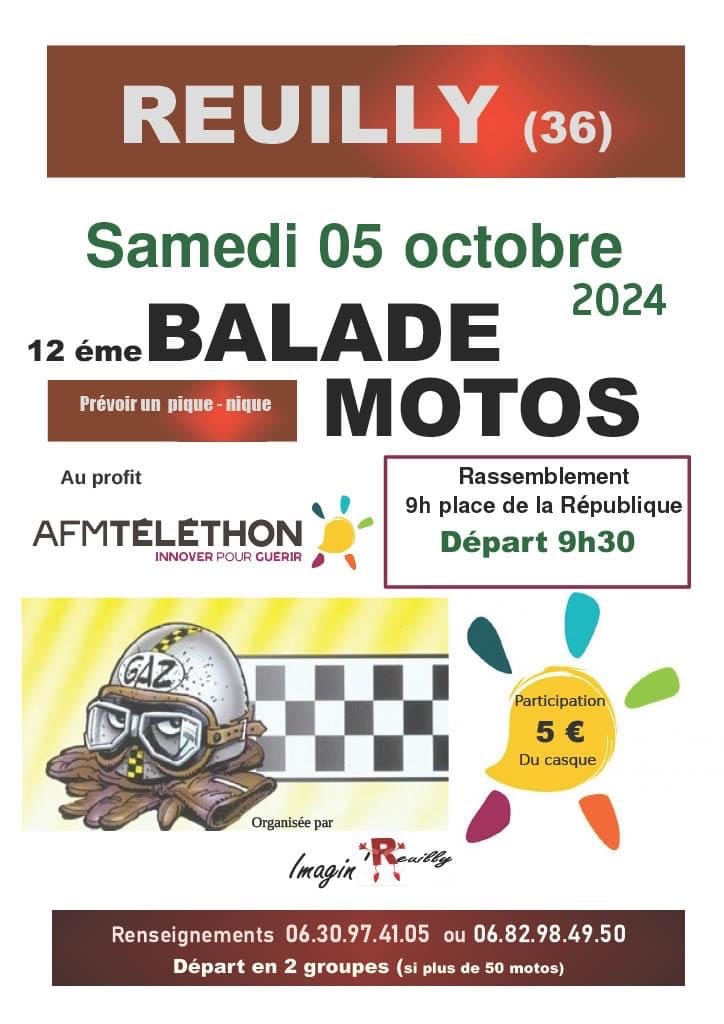 BALADE MOTOS - Reuilly 36260