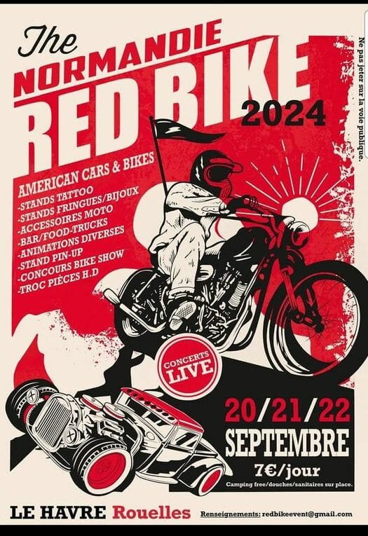 The Normandie Red Bike - Rouelles 76610