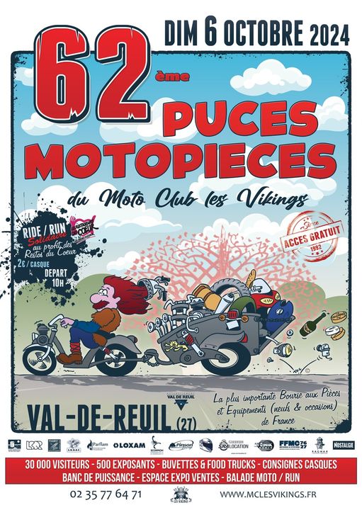 62e Puces Motopièces - Val-de-Reuil 27100