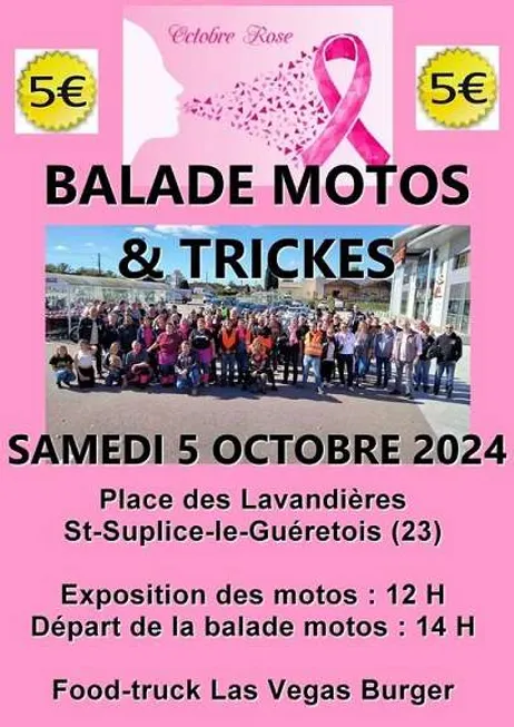 Balade motos et trickes - Saint-Sulpice-le-Guérétois 23000