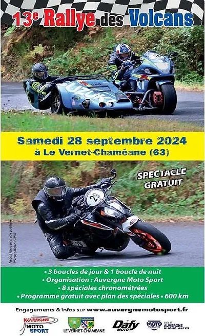 13e Rallye des Volcans - 63580 Le Vernet-Chaméane