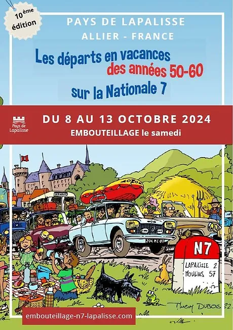 Les départs en vacances des années 50-60 - Lapalisse 03120