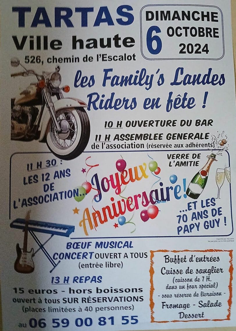 Les Family's Landes Riders en fête - Tartas 40400