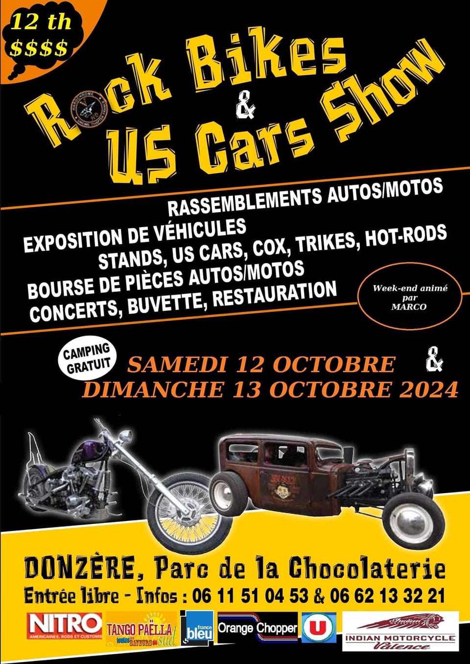 Rock Bikes & Us Cars Show - 26290 Donzère