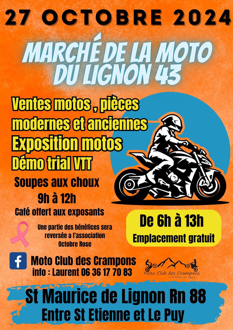 MARCHÉ DE LA MOTO DU LIGNON 43 - Saint-Maurice-de-Lignon 43200