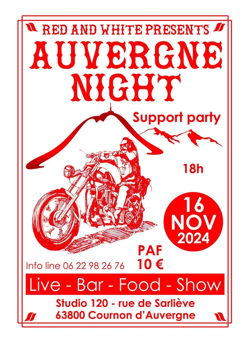 AUVERGNE NIGHT - Cournon-d'Auvergne 63800