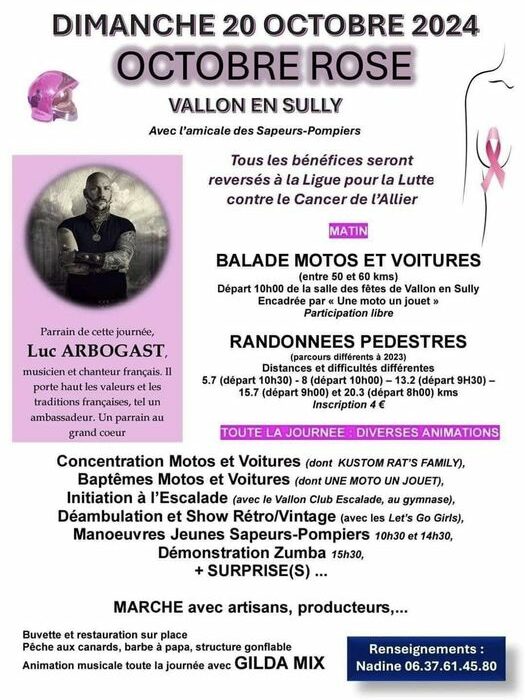 Octobre Rose - Vallon-en-Sully 03190