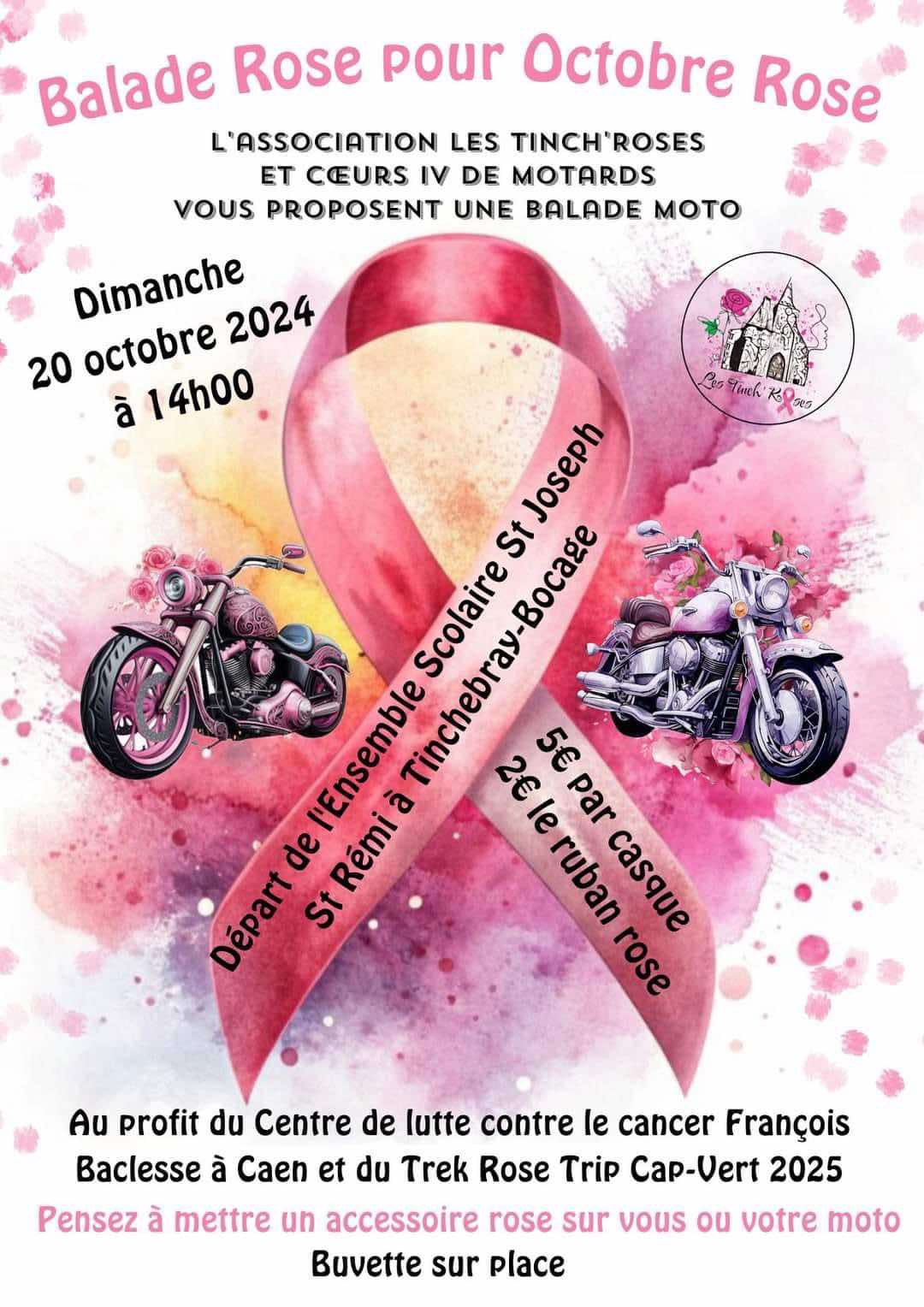 Balade Rose pour Octobre Rose - 61800 Tinchebray-Bocage