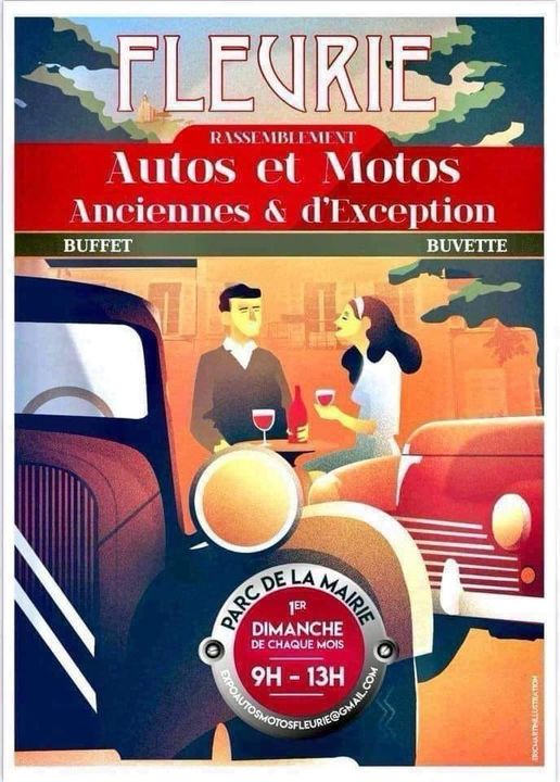 Autos et motos anciennes et d'exception - Fleurie 69820