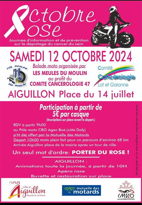 Octobre Rose - Aiguillon 47190