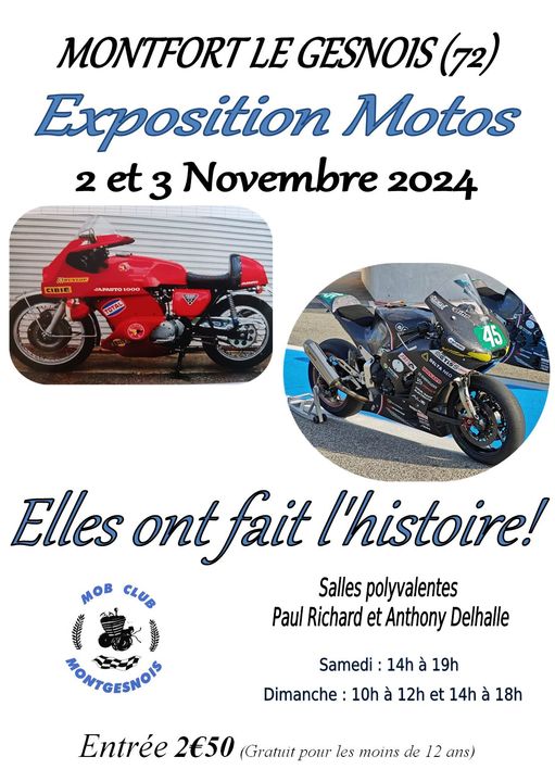 Exposition Motos - Montfort-le-Gesnois 72450