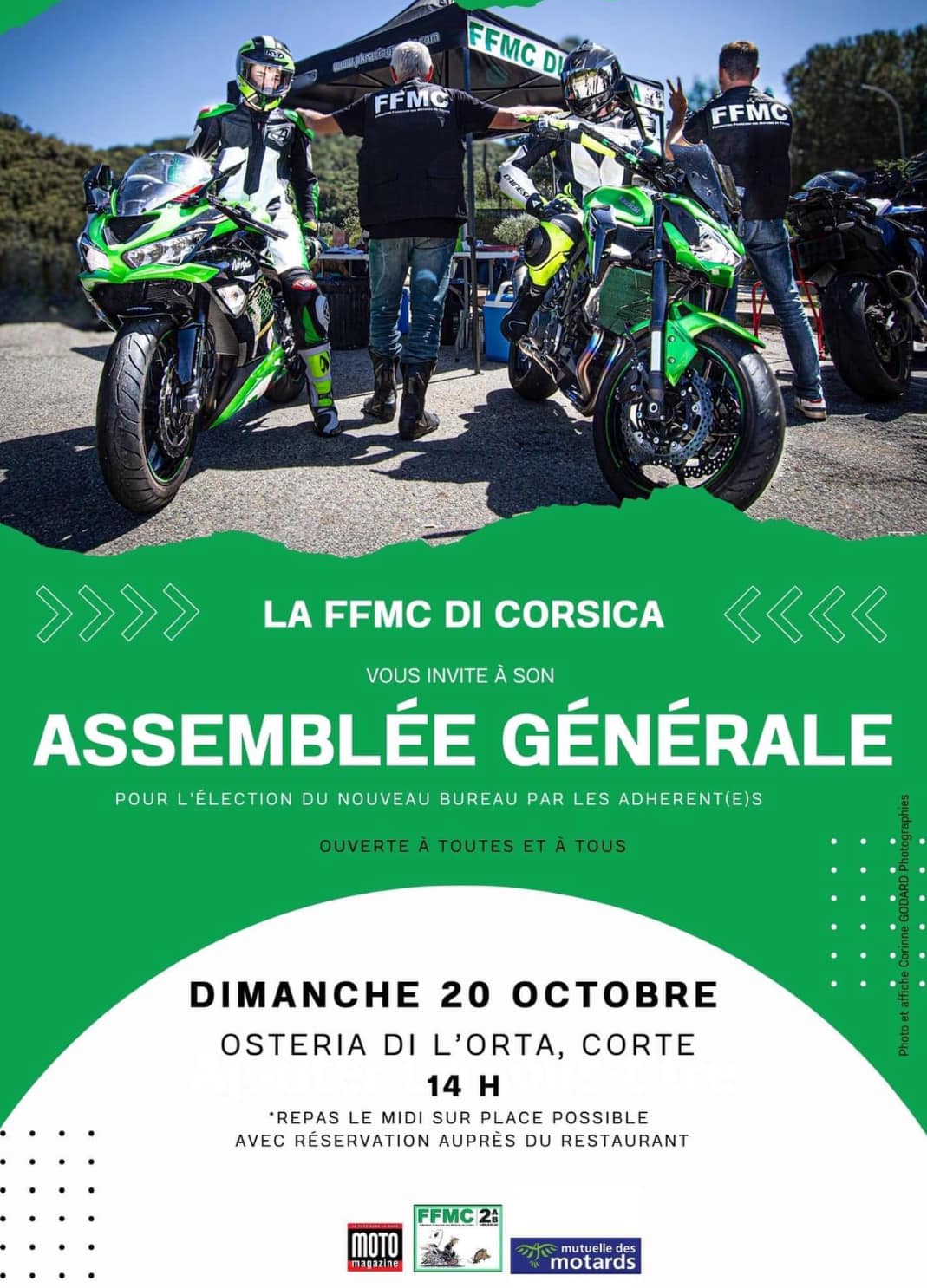 Assemblée générale FFMC - 20250 Corte