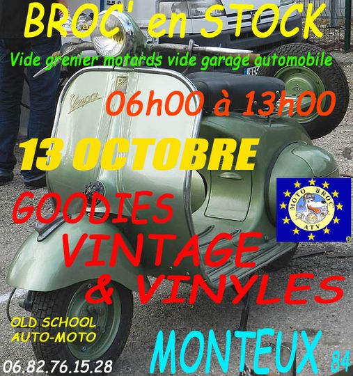 Bourse et rassemblement Auto moto - Monteux 84170