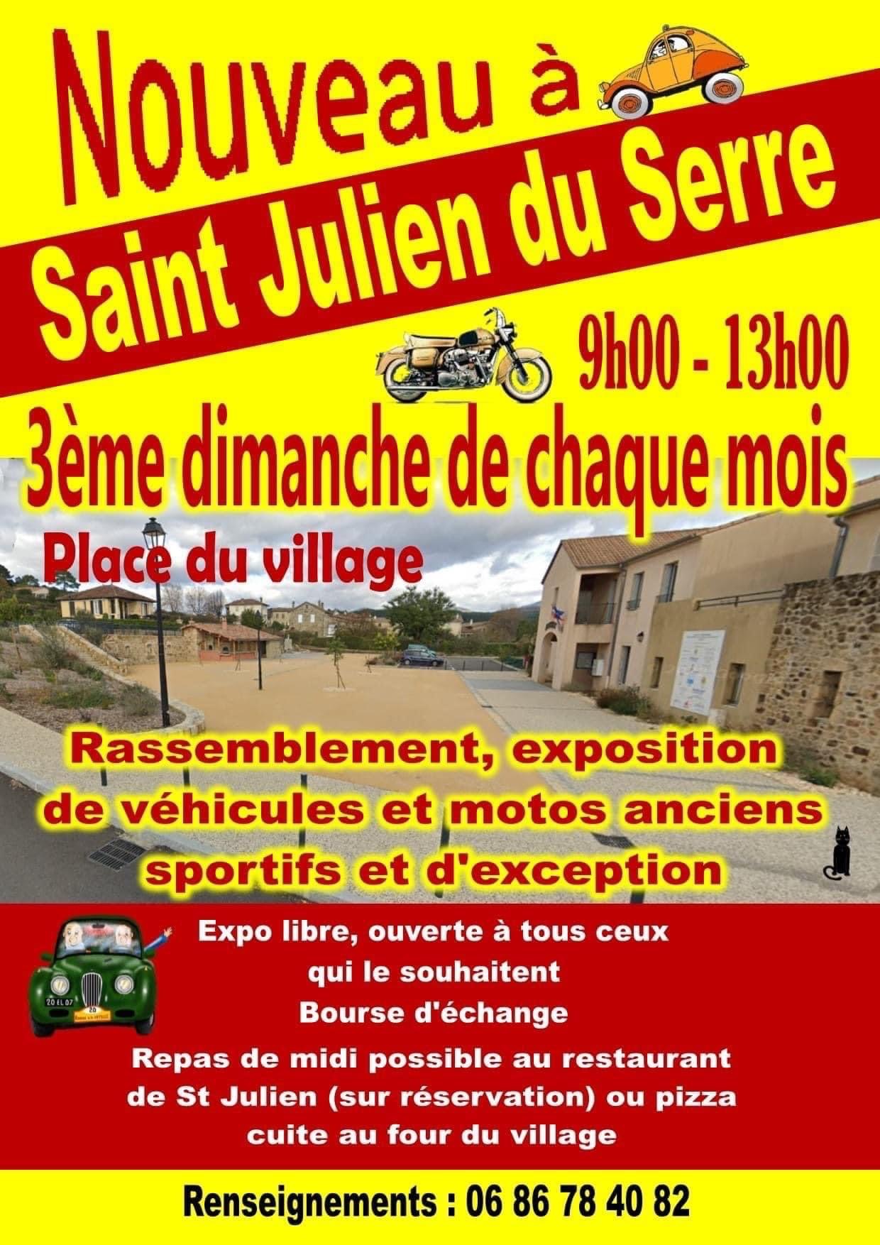 Rassemblement, exposition de véhicules et motos anciens sportifs et d'exception - Vallon-en-Sully 03190