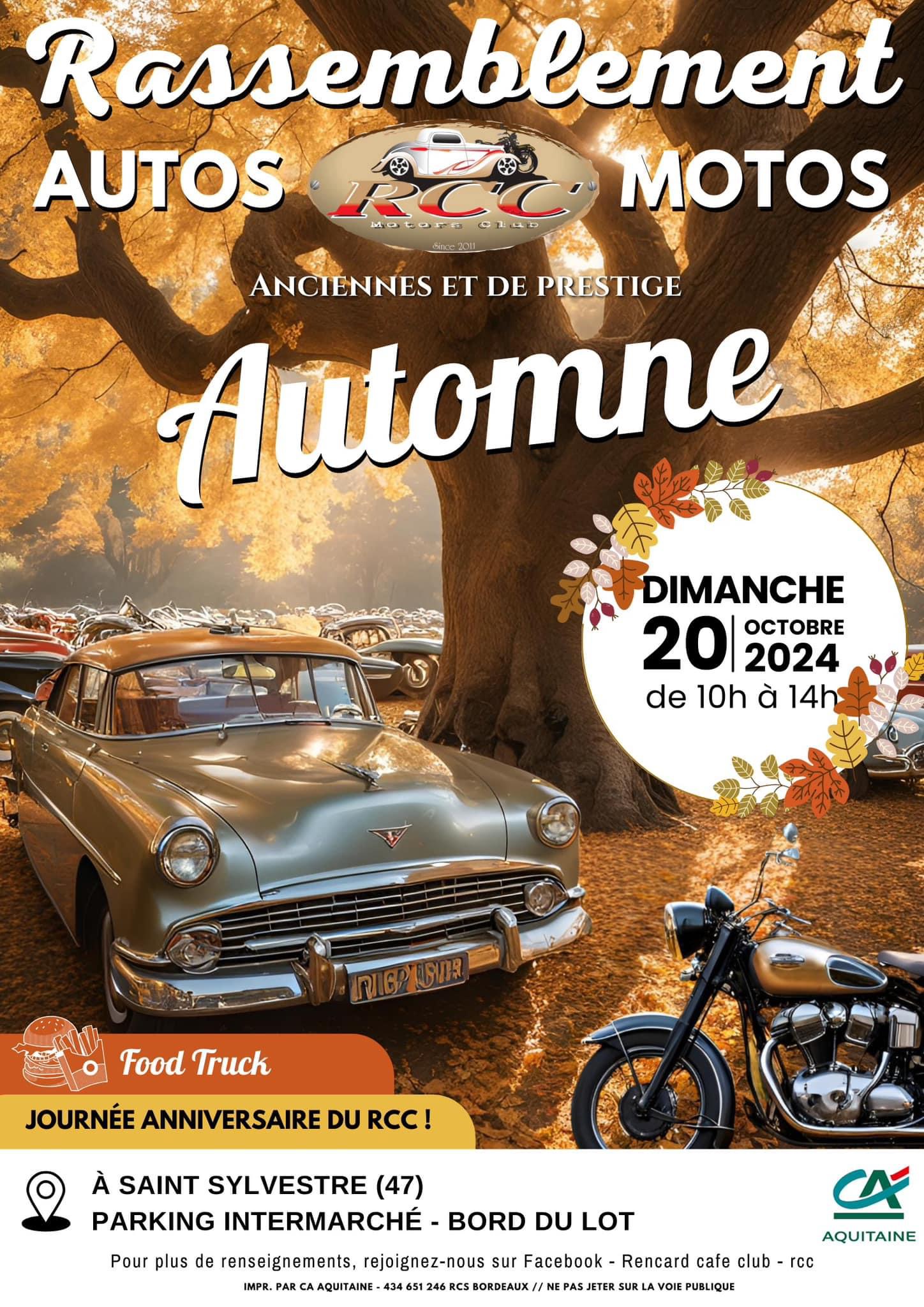 RAssemblement Autos Motos Automne - Saint-Sylvestre-sur-Lot 47140