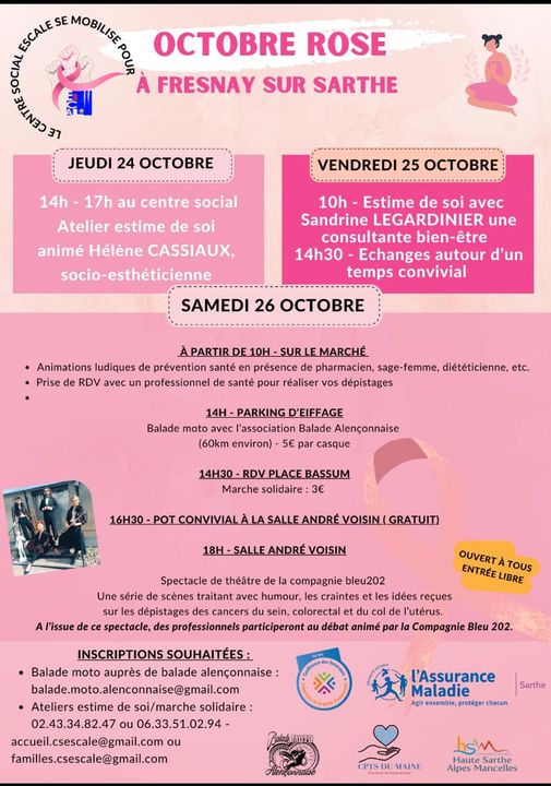 Octobre Rose - 72130 Fresnay-sur-Sarthe