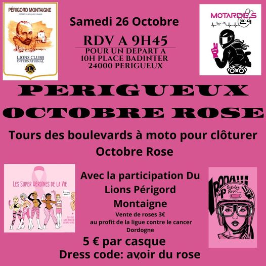 Octobre Rose - 24000 Périgueux