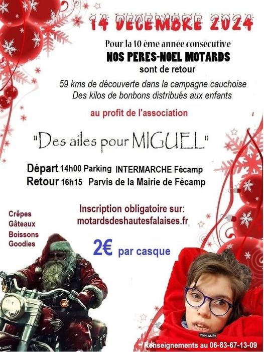 PERES-NOEL MOTARDS - 76400 Fécamp