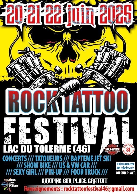 Rock Tattoo Festival - 46210 Lac du Tolerme