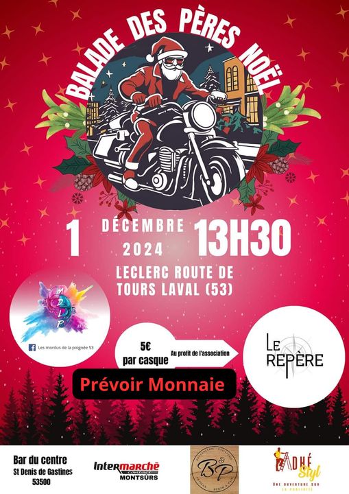 Balade des pères noël - 53000 Laval