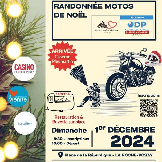 RANDONNÉE MOTOS DE NOÉL - La Roche-Posay 86270