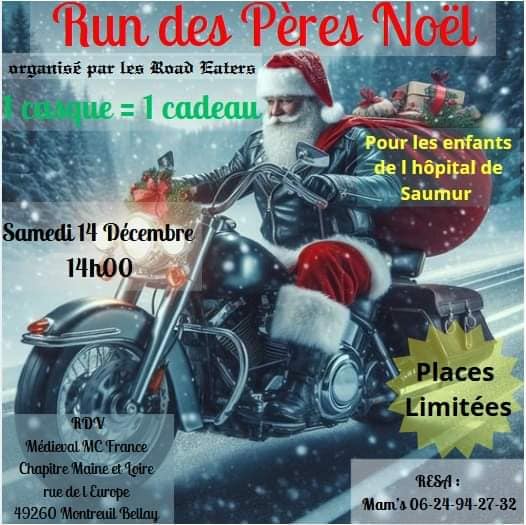 Run des Pères Noël - Montreuil-Bellay 49260