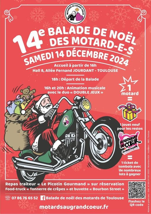 BALADE DE NOËL DES MOTARDS - 31400 TOULOUSE