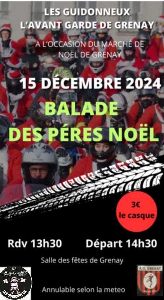 Balade des pères Noël - 38540 Grenay