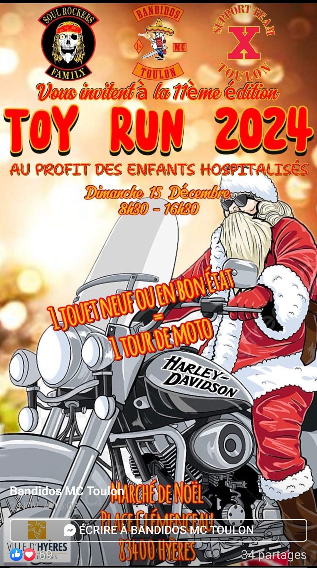 Toy Run 2024 - 83400 Hyères