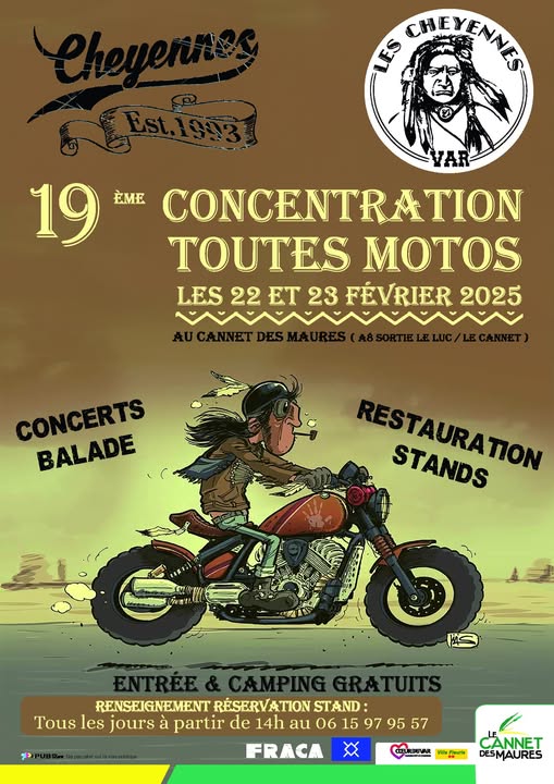 19 CONCENTRATION TOUTES MOTOS - Le Cannet-des-Maures 83340