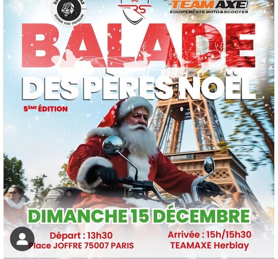 Balade des Pères Noël - 95220 Herblay-sur-Seine