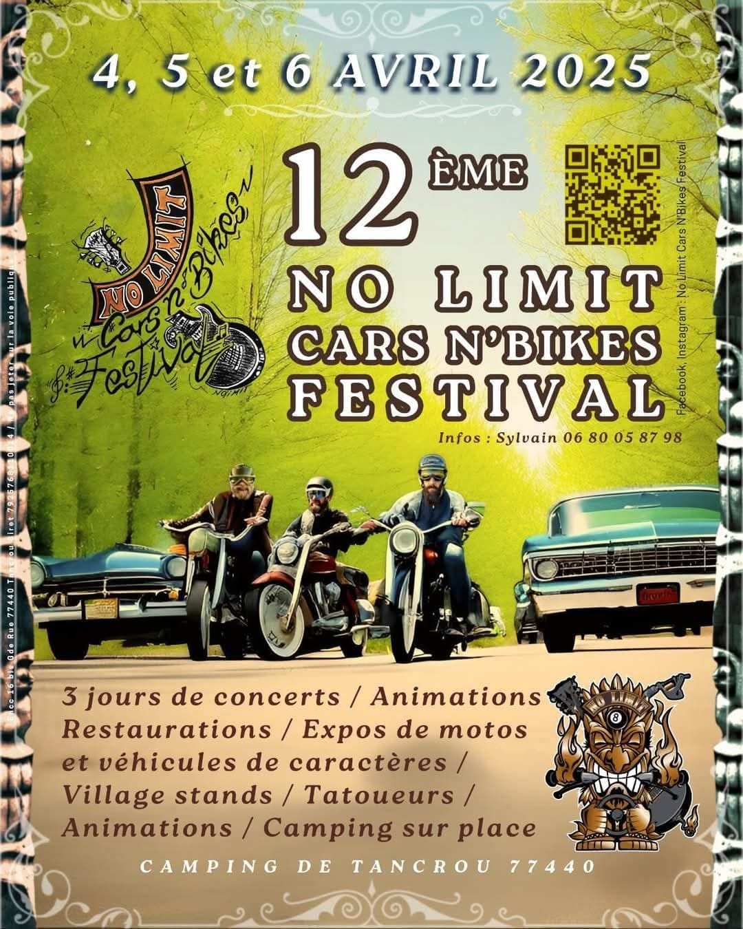 No Limit Cars n'Bikes Festival - 77440 Tancrou