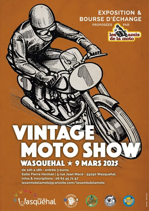 Vintage moto show - 59290 Wasquehal