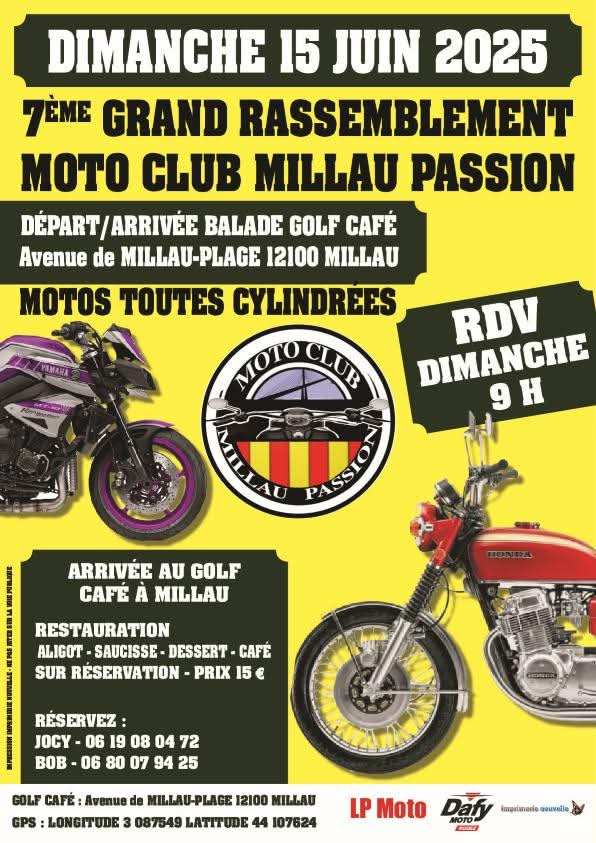 GRAND RASSEMBLEMENT MOTO CLUB MILLAU PASSION - 12100 Millau