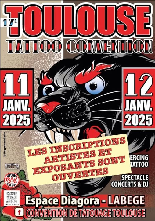 Toulouse tattoo convention - 31670 Labège