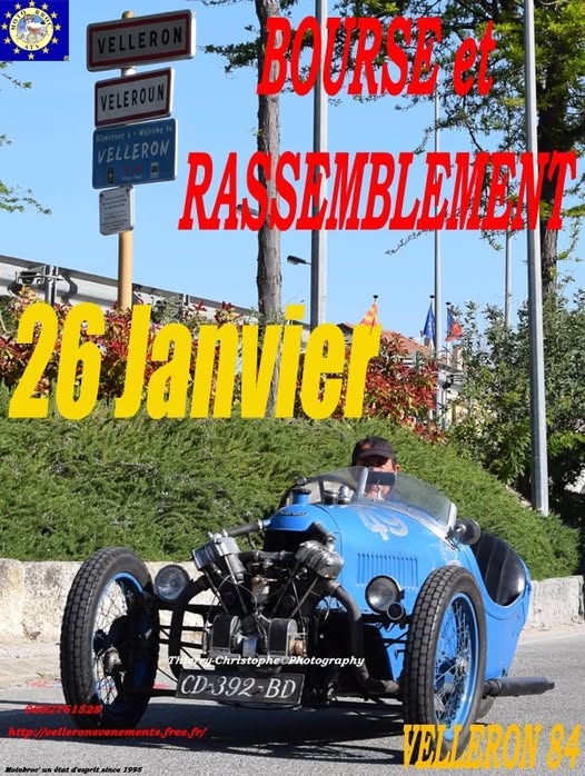 Rassemblement auto Moto - 84740 Velleron