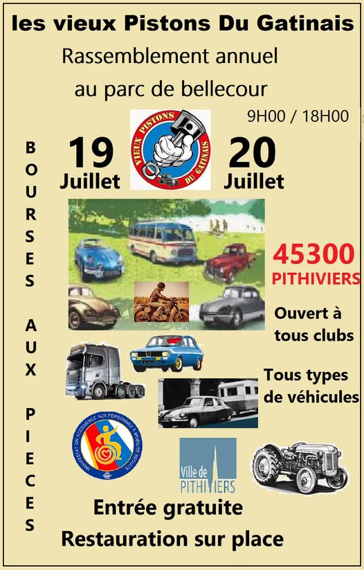 Rassemblement annuel - 45300 Pithiviers