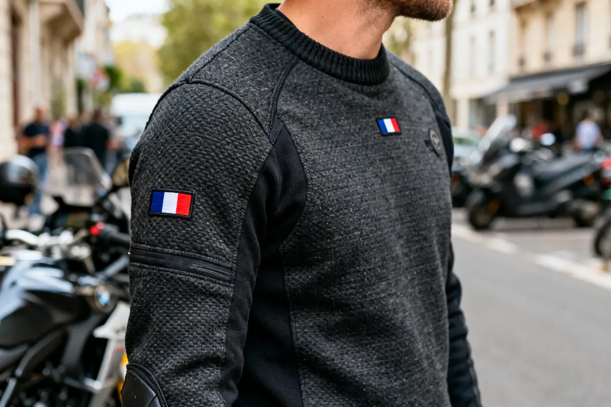Pull moto homologué Ce : Style, confort et protection urbaine