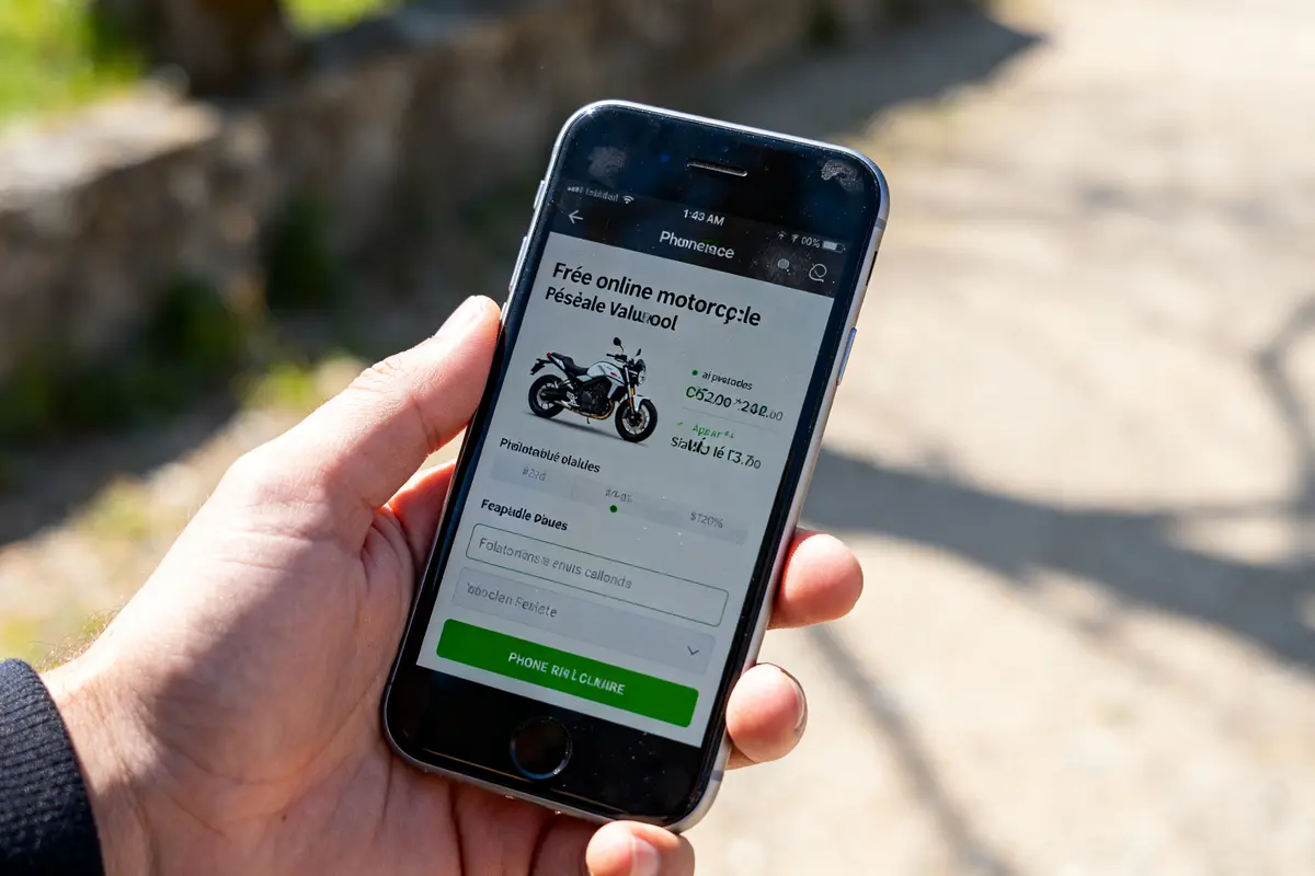 Cote moto gratuite : Estimation rapide et fiable en ligne