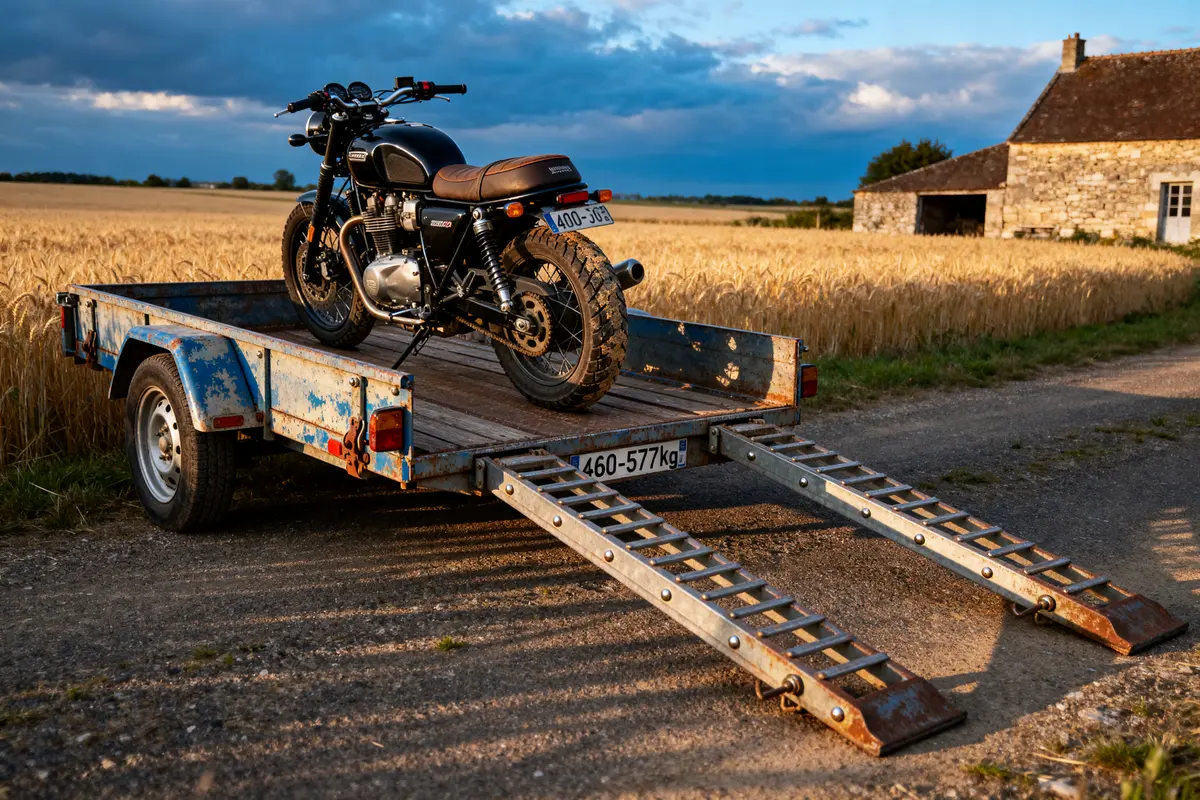 Remorque basculante moto : guide pratique et choix sécurisé